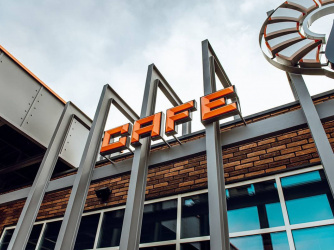 Вивіска для кафе