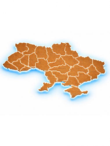 Світлова мапа України на замовлення