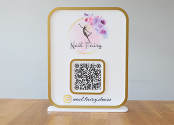 Настольная табличка для салона красоты Nail Fairy