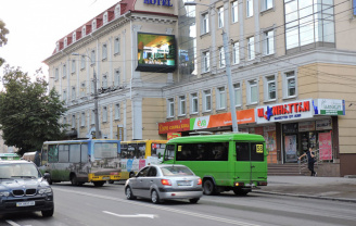Светодиодный экран для рекламы в городе
